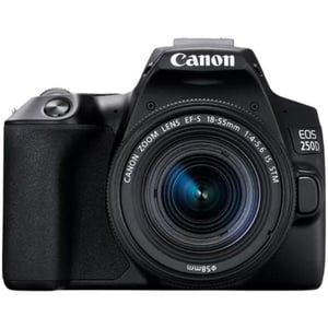 Canon EOS 250D SLR Camera Body Black With EF-S 18-55MM F3.5-5.6 III & EF 75-300MMF4-5.6III Lens