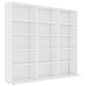 

Vidaxl Cd Cabinet White 102x23x89.5 Cm Engineered Wood