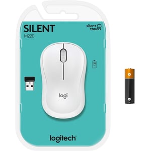 Logitech M220 Wireless Mouse White
