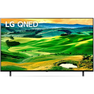 LG QNED TV 55 Inch QNED80 Series, Cinema Screen Design 4K Active HDR webOS22 with ThinQ AI 55QNED806QA