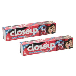 Closeup Red Hot Toothpaste 2 x 120ml Pack