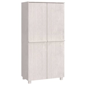 

vidaXL Wardrobe HAMAR White 89x50x180 cm Solid Wood Pine