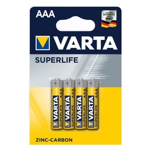 Varta 2003101414 Superlife Battery AAA/4