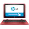 HP x2 10-P000NE Convertible Touch Laptop – Atom 1.44GHz 2GB 32GB Shared Win10 10.1inch WXGA Red