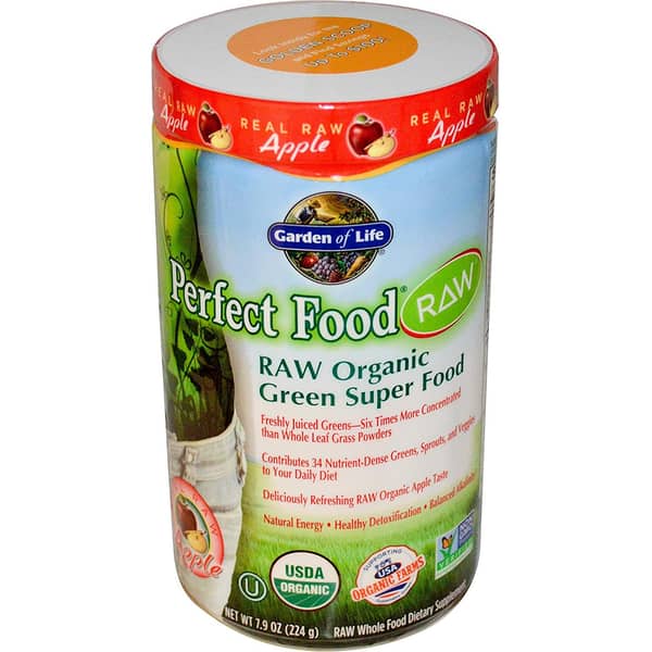 Garden Of Life Raw Organic Perfect Food Green Superfood Powder Apple 231g