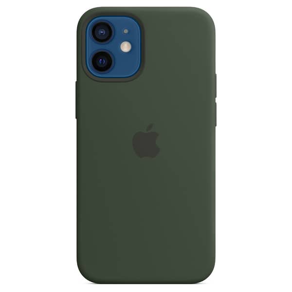 Apple iPhone 12 mini Silicone Case with MagSafe - Cyprus Green Apple iPhone 12 mini Silicone Case with MagSafe - Cyprus Green