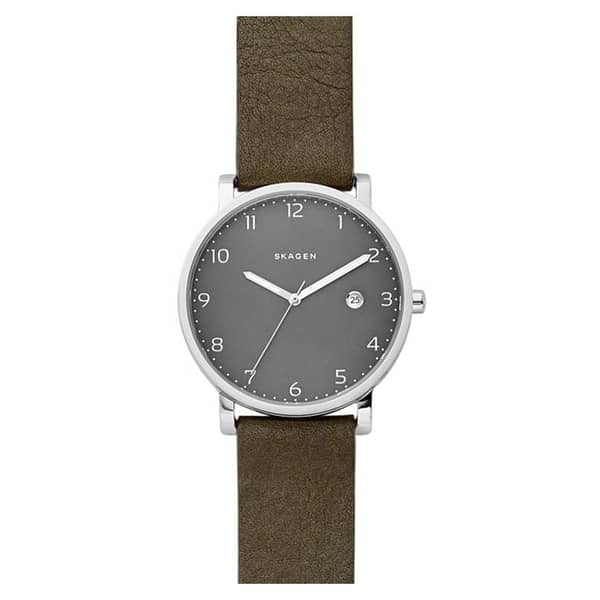Skagen Hagen Green Leather Men Watch SKW6306 Skagen Hagen Green Leather Men Watch SKW6306
