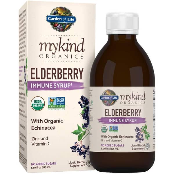 Garden Of Life Mykind Organics Elderberry Syrup 195ml