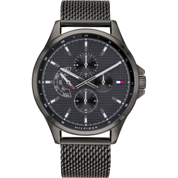 Tommy Hilfiger Shawn Grey Mesh Watch For Men 1791613