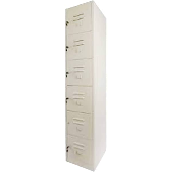Mahmayi Godrej OEM 6 Door Compartment Storage Steel Locker Filing Cabinet - Beige Mahmayi Godrej OEM 6 Door Compartment Storage Steel Locker Filing Cabinet - Beige