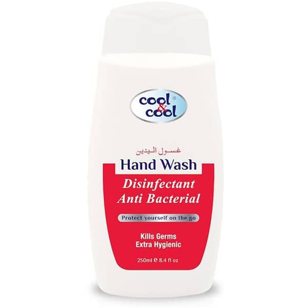 Cool & Cool Anti-Bacterial Disinfectant Hand Wash 250ml Cool & Cool Anti-Bacterial Disinfectant Hand Wash 250ml