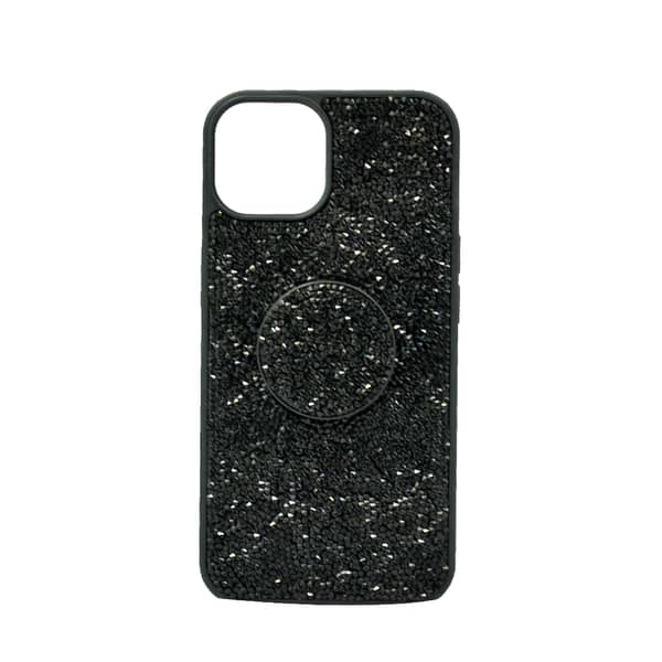 Isafe Bling Pop Up Hard Cover For iPhone 14 Black Isafe Bling Pop Up Hard Cover For iPhone 14 Black