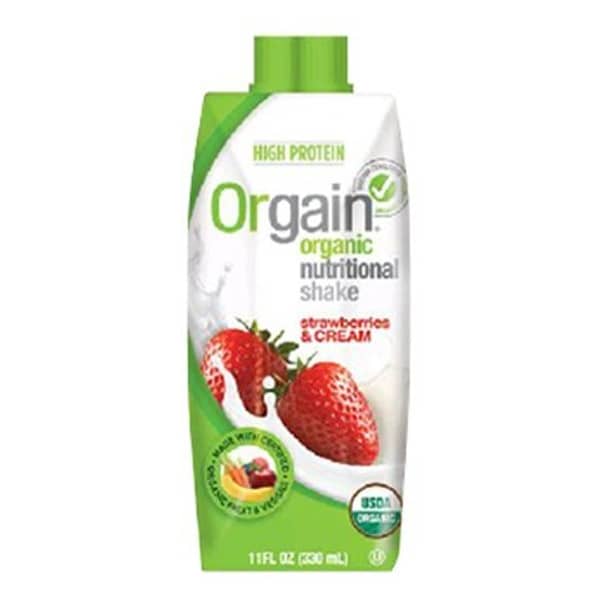 ORGAIN Nutritional Shake Strawberries & Cream 330ML