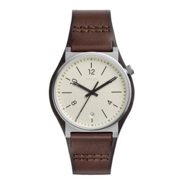 Fossil FS5510 Mens Watch - Barstow Three Hand Brown Leather