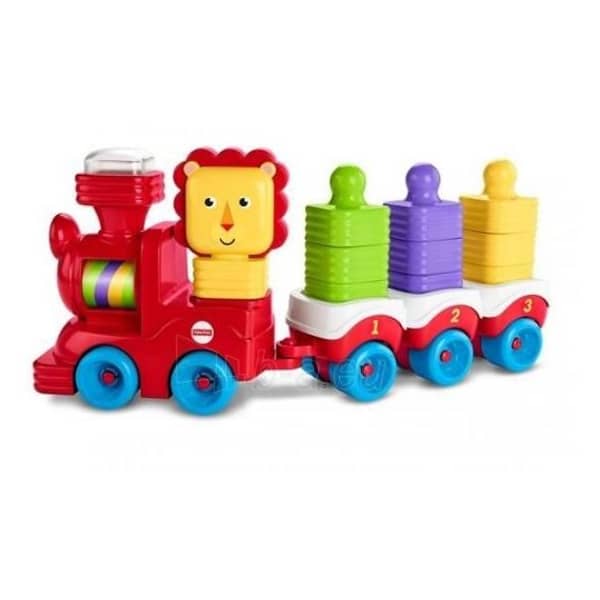 Fisher Price Little Stackers Lion Locomotive Toy