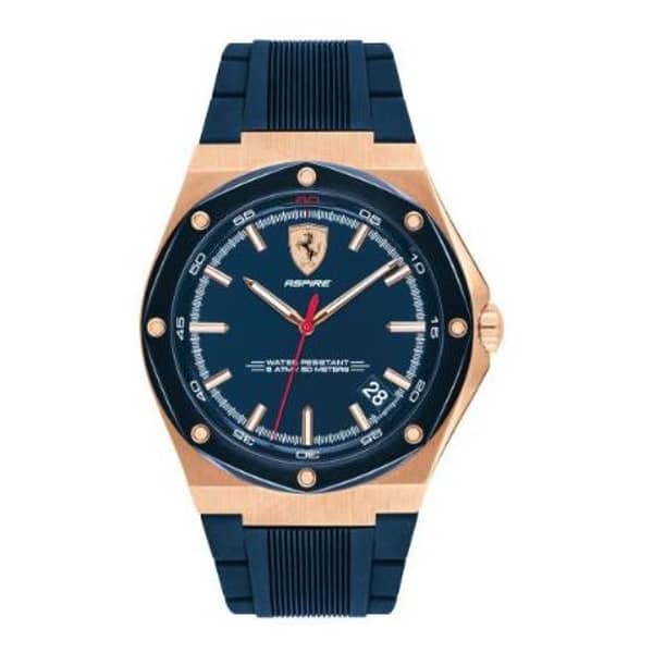 Scuderia Ferrari ASPIRE Blue Stainless Steel Men Watch 830667