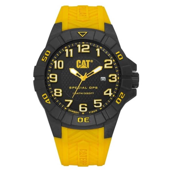 CAT K212127117 Yellow Quartz Men's Watch