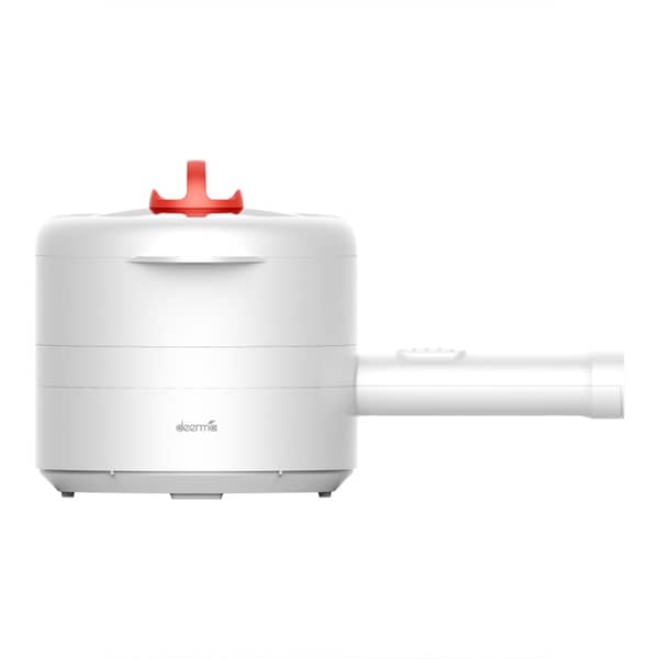 Deerma DG15 Portable Multifunction Electric Cooking Hot Pot Ceramic Coated Non-stick Cooker Steamer For Outdoor Indoor 1.2 L+1.5l Capacity | 800w Power - White Deerma DG15 Portable Multifunction Electric Cooking Hot Pot Ceramic Coated Non-stick Cooker Steamer For Outdoor Indoor 1.2 L+1.5l Capacity | 800w Power - White