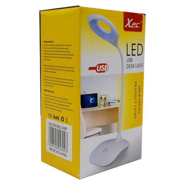 Led Usb Desk Light Lamp 6521 White Color