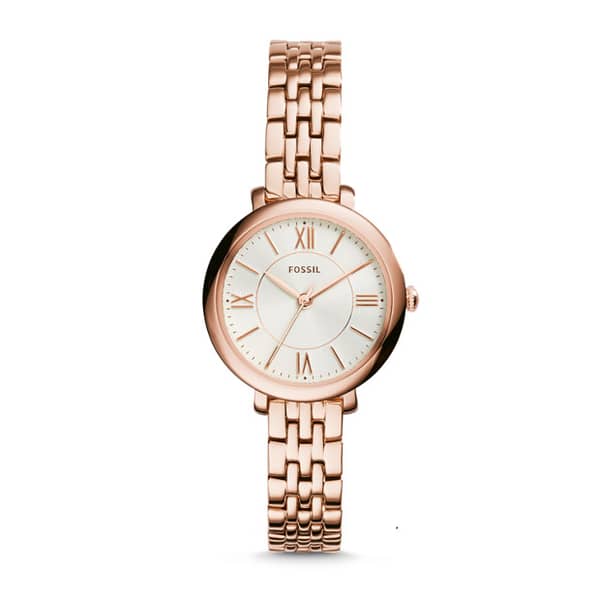 Fossil ES3799 Jacqueline Mini Rose-Tone Stainless Steel Watch