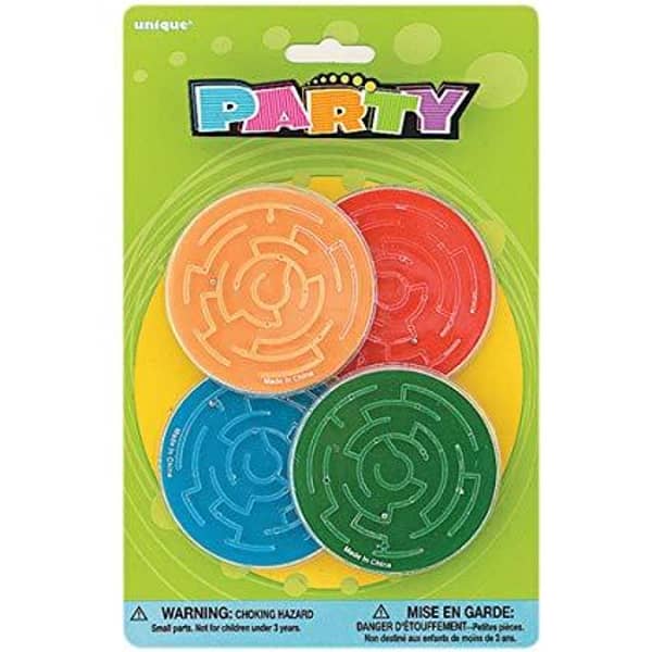 Unique- Ball Maze Games 6pcs