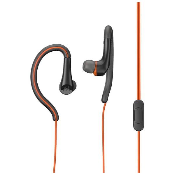 Motorola Earbuds Sports In Ear Wired Headset Orange - SH008 Motorola Earbuds Sports In Ear Wired Headset Orange - SH008