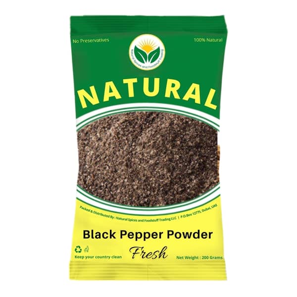 Natural Fresh Black Pepper Powder 1kg