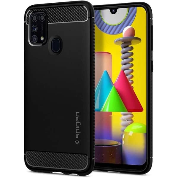 Spigen Rugged Armor Cover Black Samsung Galaxy M31