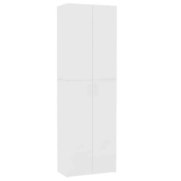 vidaXL Office Cabinet White 60x32x190 cm Engineered Wood vidaXL Office Cabinet White 60x32x190 cm Engineered Wood