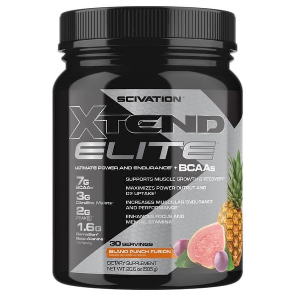 Scivation Xtend Elite Island Punch Fusion 30 Serving 585 g Scivation Xtend Elite Island Punch Fusion 30 Serving 585 g
