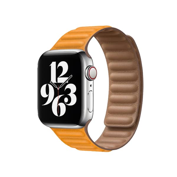 Promate Genuine Leather Band Replacement with Magnetic Lock for Apple Watch 42/44mm, Maglet-44 Clf.P