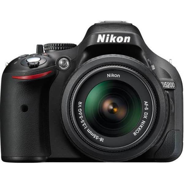 Nikon D5200 Digital SLR Camera Body + 18-55mm DX Lens