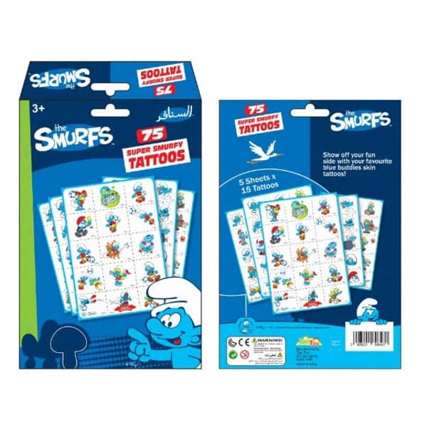 Tiri Tiri Smurfs Tattoo Pack