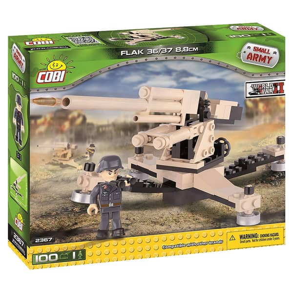 Cobi 100pcs Small Army Flak 36/37 8.8cm Cobi 100pcs Small Army Flak 36/37 8.8cm