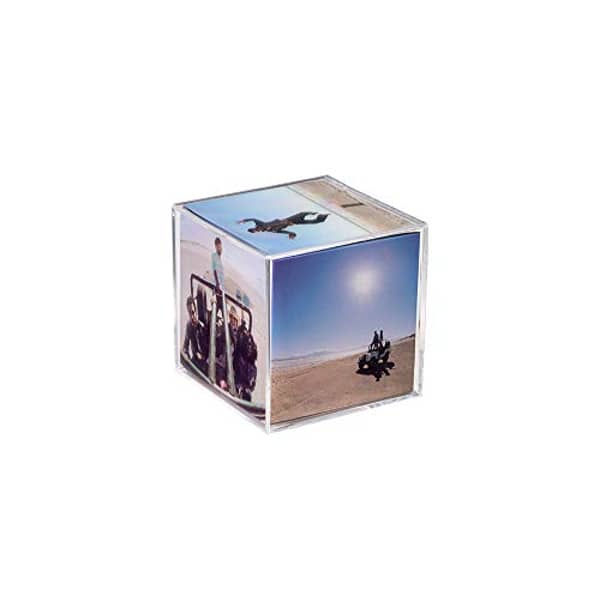 Malden International Designs Acrylic Photo Cube, 6 Option, 6-4X4, Clear Malden International Designs Acrylic Photo Cube, 6 Option, 6-4X4, Clear