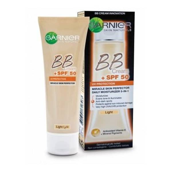 Garnier Skin Naturals BB Cream + SPF50 Daily Moisturiser 50ml