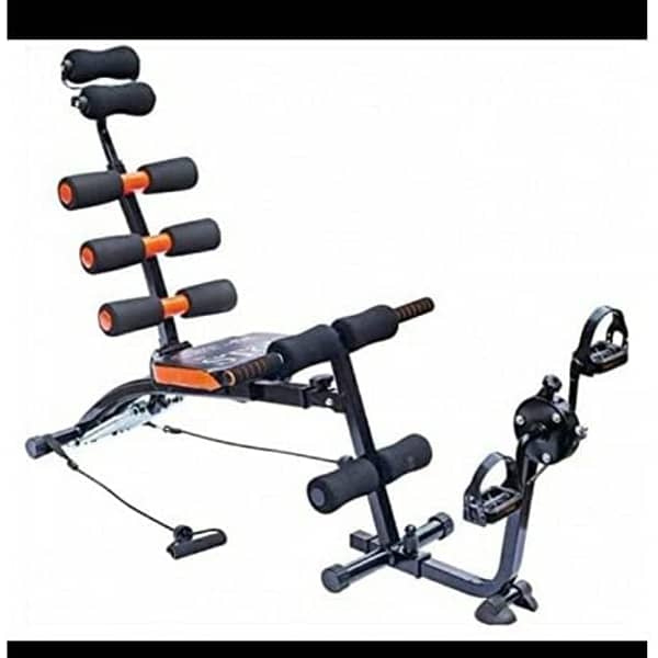 Ultimax - Six Pack Care Exercise Bench With Pedal, Multipurpose Abdominal Exercise Machine With Pedal And Back Trainer For Home Or Gym