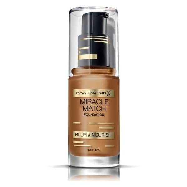 Max Factor Miracle Match Foundation Toffee 90 Max Factor Miracle Match Foundation Toffee 90