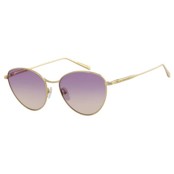 LONG CHAMP Tea Cup Gold-Wine Sunglasses For Women LO-112S-721-55 LONG CHAMP Tea Cup Gold-Wine Sunglasses For Women LO-112S-721-55