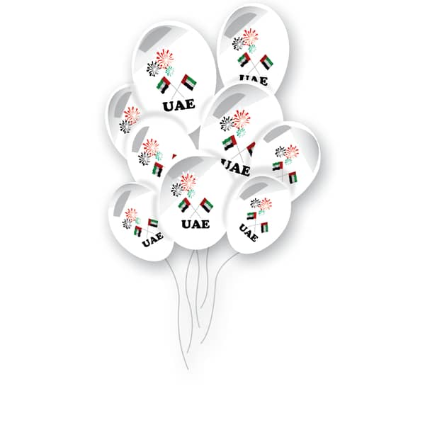 Uae Balloons 15pcs Per Pk Uae Balloons 15pcs Per Pk