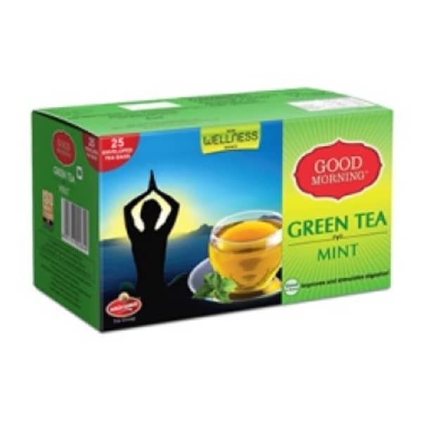 Wagh Bakri green Tea Bags 25Pc Mint 37.5 g