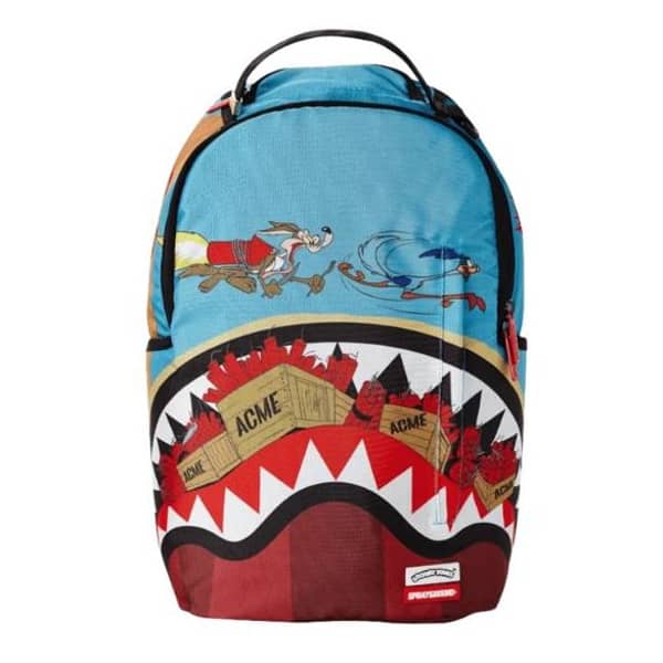 Sprayground Coyote VS Roadrunner Shark Multcolor Backpack