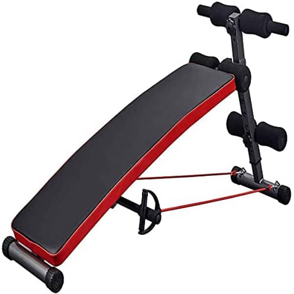 ULTIMAX Sit Up Bench Gym Exercise Decline Adjustable Workout Bench Foldable Fitness Training Ab Crunch Newer Version ULTIMAX Sit Up Bench Gym Exercise Decline Adjustable Workout Bench Foldable Fitness Training Ab Crunch Newer Version