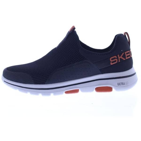 Skechers Go Walk 5 Men's Shoes Black/Orange 46EU