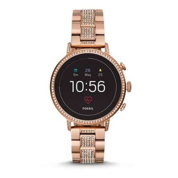 Fossil FTW6011 Gen 4 Smartwatch Rose Gold Stainless Steel