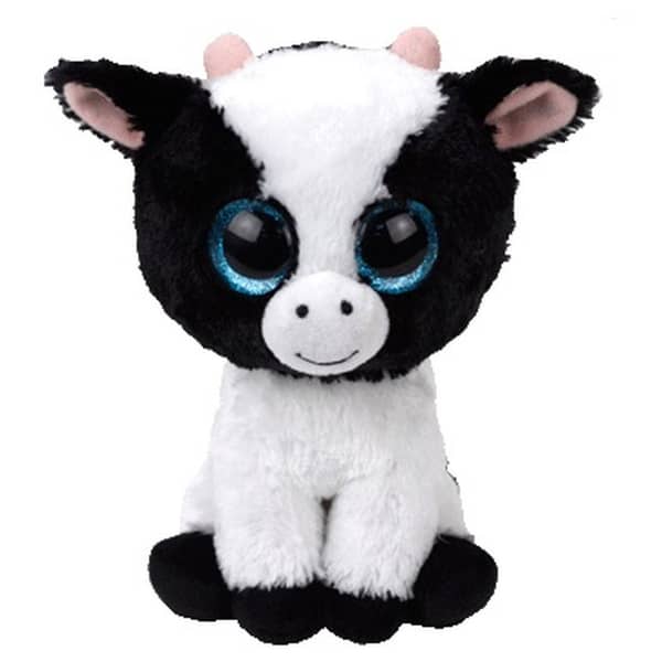 TY Beanie Boos Cow Butter Black/White Regular 6.5in TY Beanie Boos Cow Butter Black/White Regular 6.5in