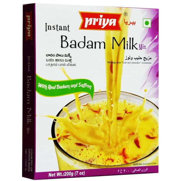 Priya Badam Milk Mix 200 Gm Priya Badam Milk Mix 200 Gm