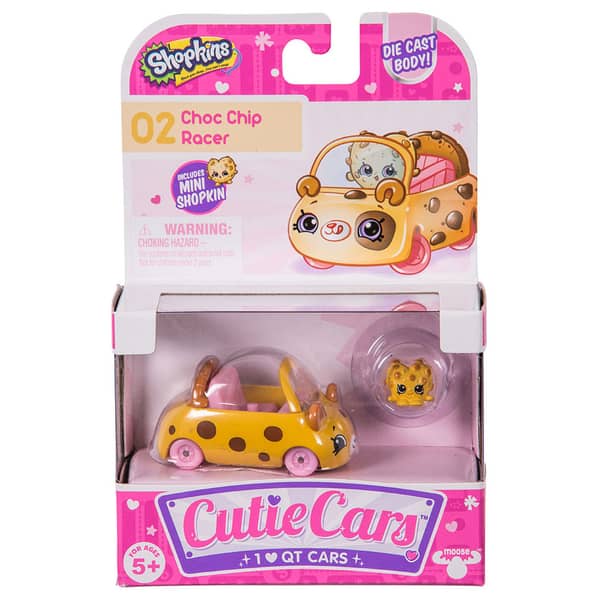 Shopkins Cutie Cars 56581 S1 Choc Chip Racer - Yellow Shopkins Cutie Cars 56581 S1 Choc Chip Racer - Yellow