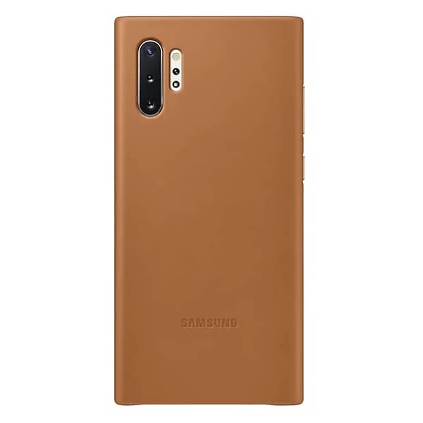 Samsung Note 10 Plus Leather Cover - Brown Samsung Note 10 Plus Leather Cover - Brown