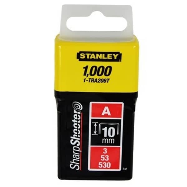 Stanley Light Duty Staples A Type 10mm 3/8